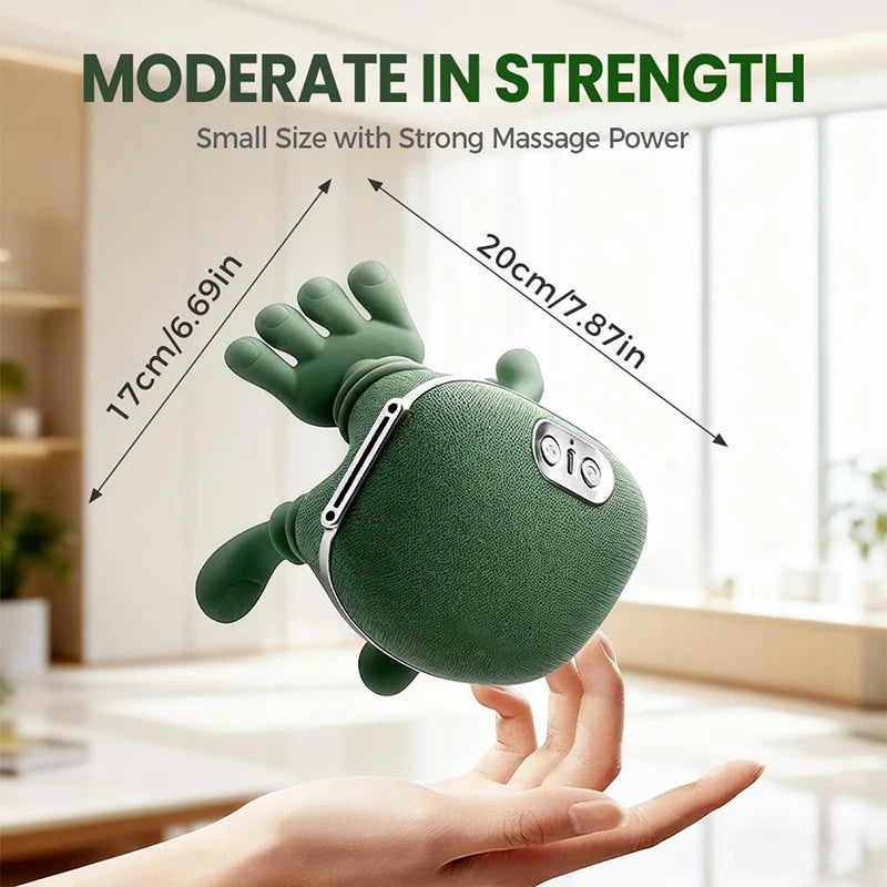 Massager Portable Neck and Shoulder Massager 4D Tissue Kneading Massage Pillow for Muscle Relax