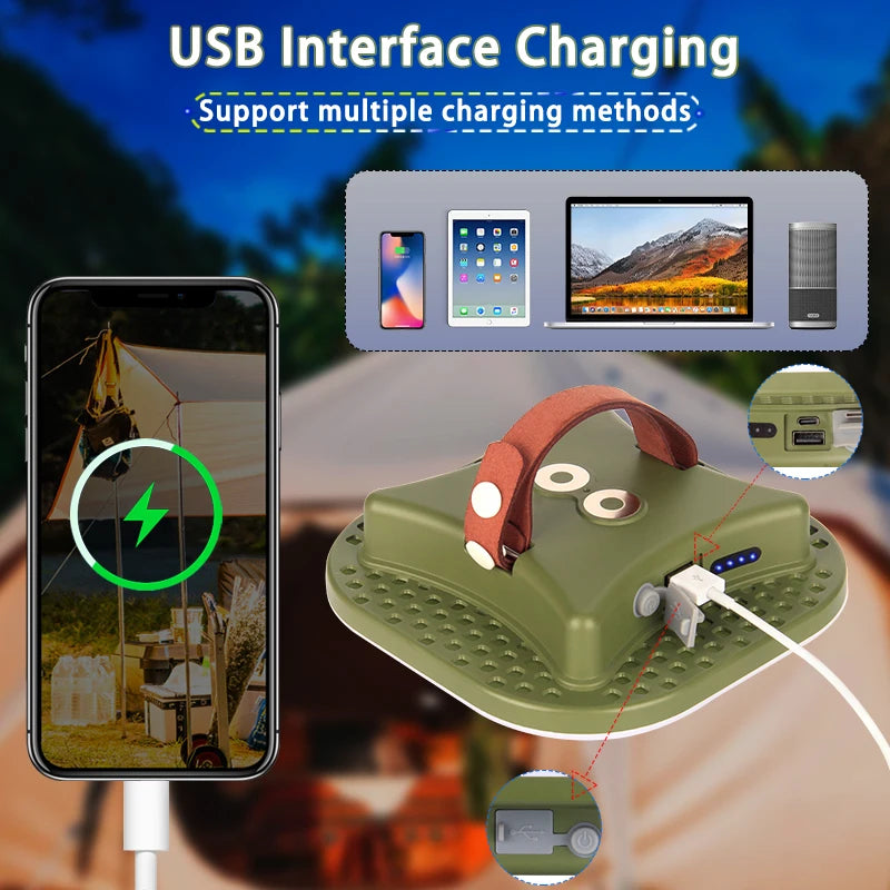 MOSLIGHTING Rechargeable Camping Lantern 80 W