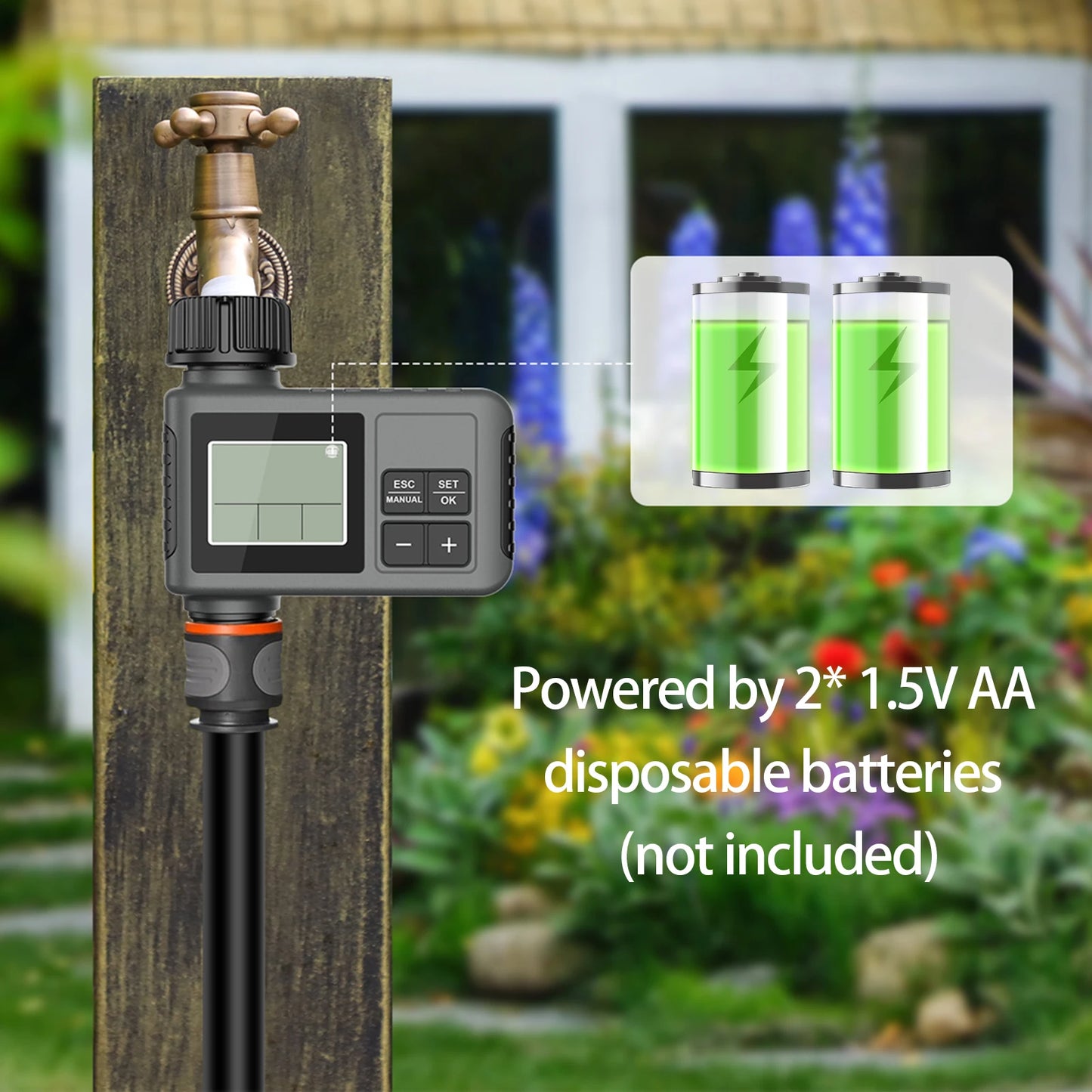 Programmable Garden Watering Timer IPX5 Intelligent