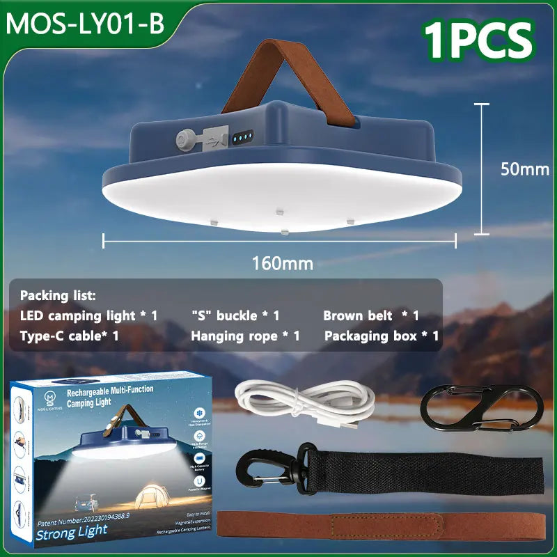 MOD LIGHTING camping LED lamp with magnet, 80 W