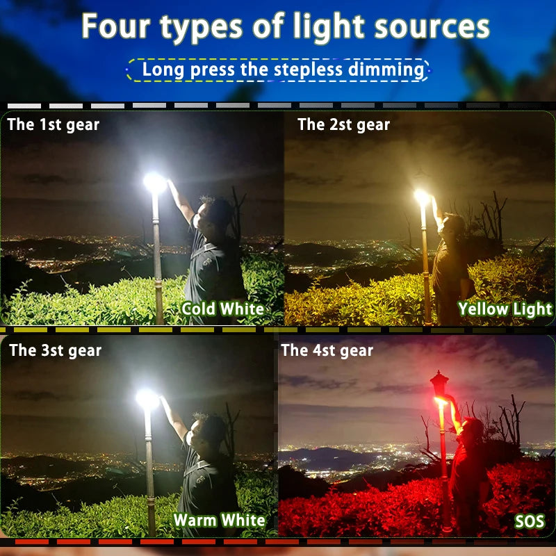 MOD LIGHTING camping LED lamp with magnet, 80 W