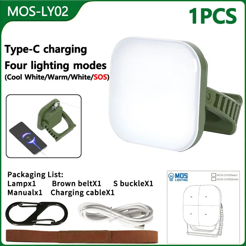 MOD LIGHTING camping LED lamp with magnet, 80 W