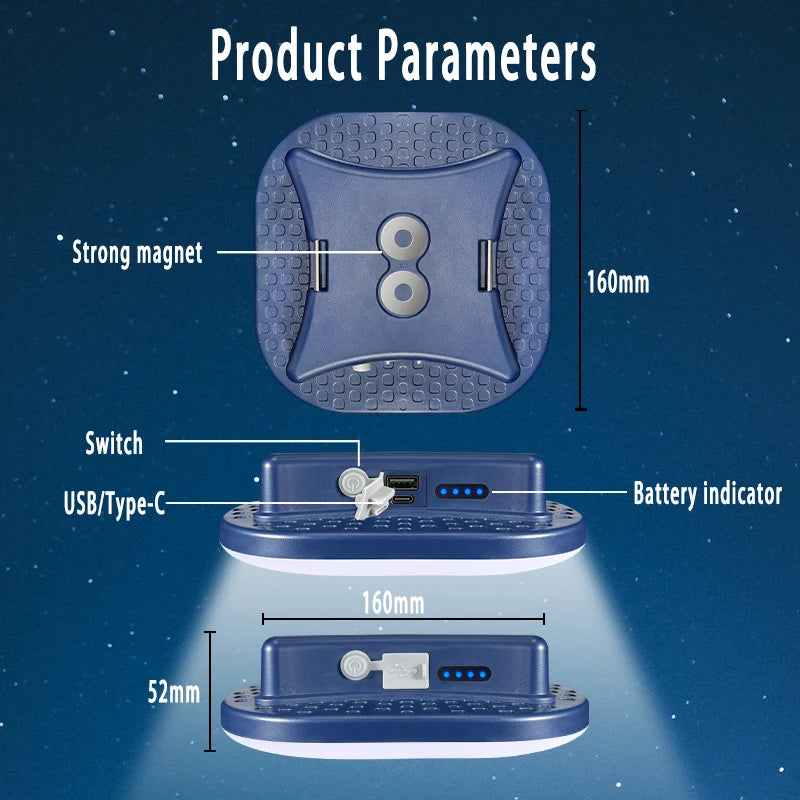 MOSLIGHTING Rechargeable Camping Lantern 80 W