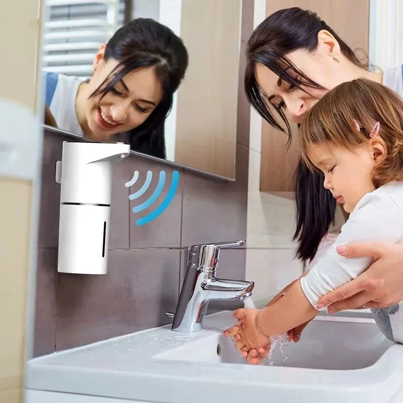 Intelligent battery-powered touch soap dispenser