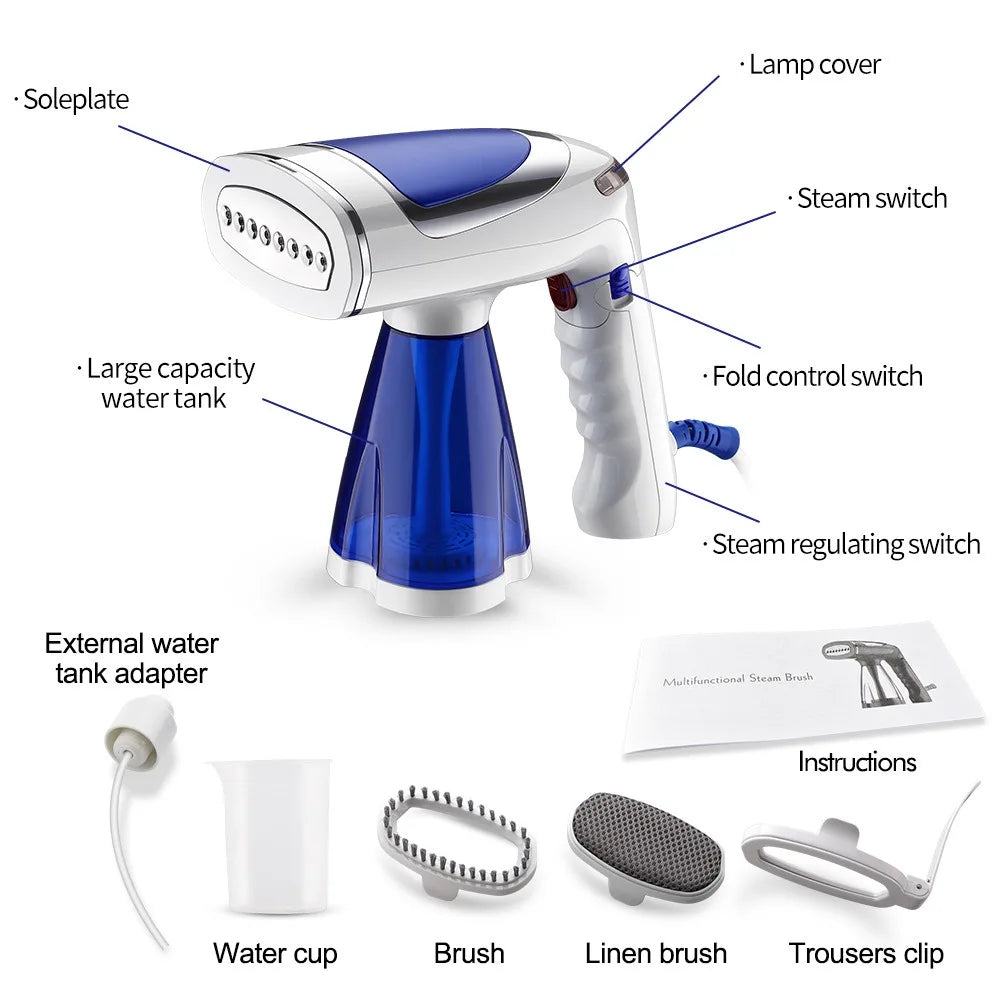 Portable garment steamer iron 1600W 110V-240V